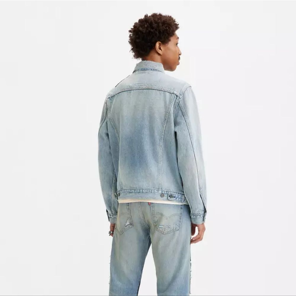 Levi's Premium Vintage Relaxed Fit Trucker Jacket size‎ smalll - Picture 4 of 13